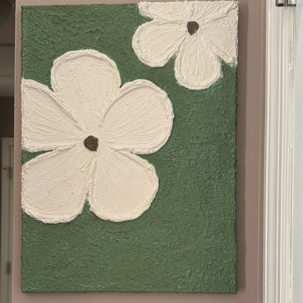 Floral Textured Wall Art ： Spring Blossoms
